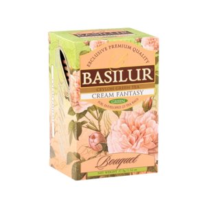 Basilur Té Verde Fantasía Crema 25 Bolsitas