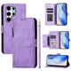 thumbnail image 5 of Funda Billetera Cremallera para Samsung Galaxy S25 Ultra con Porta Tarjetas, Soporte y Correa Morado, 5 of 5