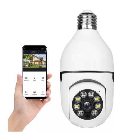 Startechoffice - Cámara Ip 360° Ampolleta Motorizada Full Hd Panorámica