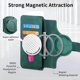 thumbnail image 2 of Funda Billetera Magnética para iPhone 15 Soporte Tarjetas Desmontable Verde, 2 of 6