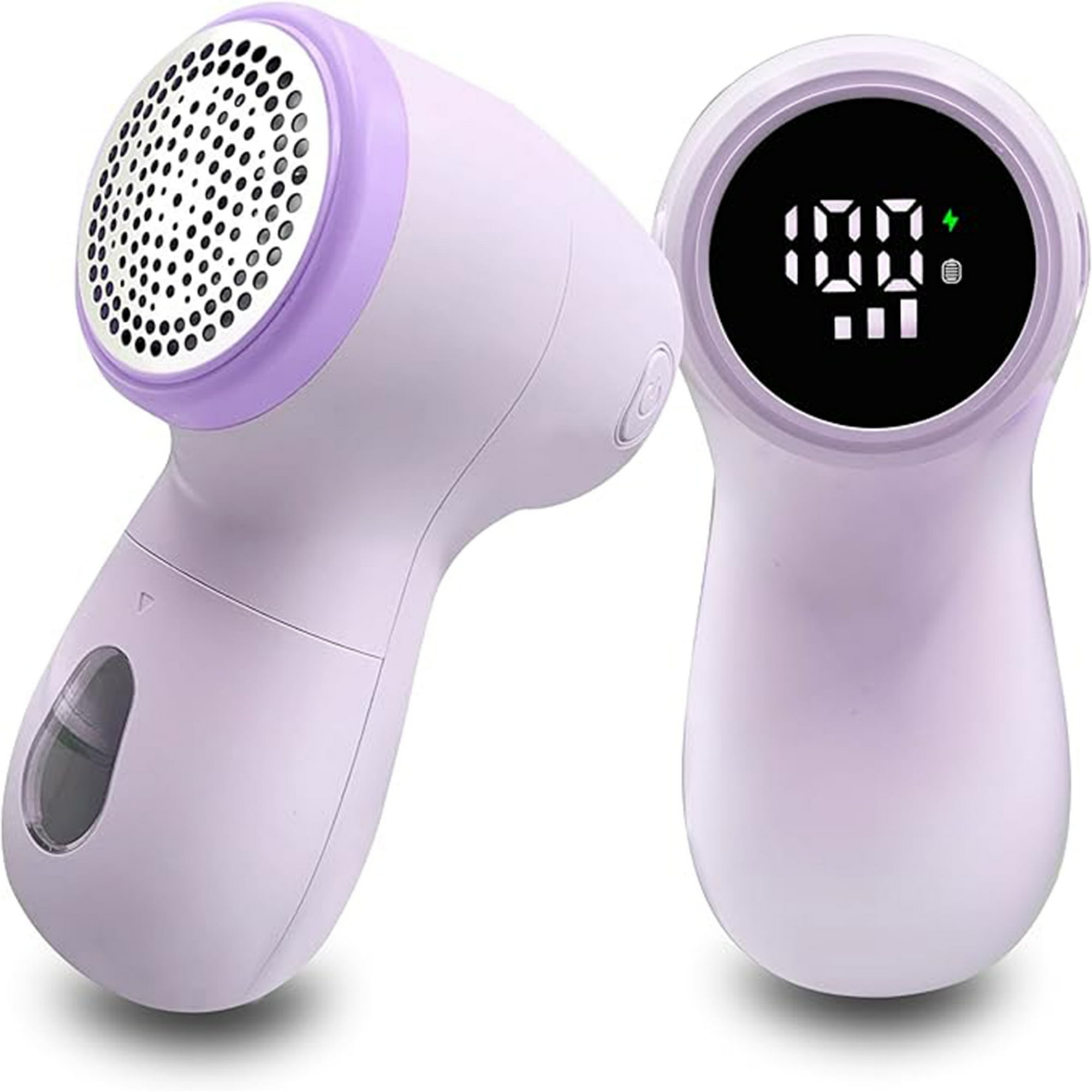 Veat00l - Recortador De Bolas De Pelo, 8500 Rpm, Con Pantalla Led Digital, Ajuste De Tercera Marcha, Batería De Litio Grande, Afeitado Integrado