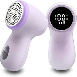 Veat00L - Recortador De Bolas De Pelo, 8500 Rpm, Con Pantalla Led Digital, Ajuste De Tercera Marcha, Batería De Litio Grande, Afeitado Integrado