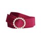 thumbnail image 1 of INSPIRE CHIC Cinturón de cintura para mujer de talla grande con hebilla de perlas falsas, cinturones anchos de terciopelo vintage para vestido 25.59-32.28" Rojo vino, 1 of 5
