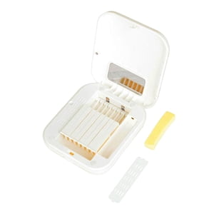 Bothyi - Estuche Profesional De Cañas Accesorios De Mantenimiento Para Clarinete Blanco