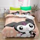 thumbnail image 1 of 3PCS Bedding SetKuromi Comfortable Duvet Cover Set Twin Full Queen King Size Quilt Cover for Kids Teens Bedroom Decoration, 1 of 5