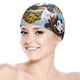 thumbnail image 5 of Félix el gato Gorro de Natación de Licra, Gorro de Baño de Tela Cómoda, Gorro Elástico Antideslizante para Hombres, Mujeres y Niños, 5 of 6