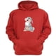 thumbnail image 1 of Polerón Canguro Conejo Blanca Dibujos Animados Rojo Talla M Unisex, 1 of 3