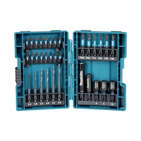 Set De Puntas Y Brocas Makita Impact Black B-66896 33 Piezas