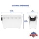 thumbnail image 3 of Caja de Almacenamiento Impermeable Apilable Sheffield 12681 – Hecha en EE. UU., 3 of 8