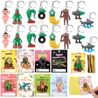 Set De Regalo Para El Día De San Valentín Y-Fabkki 24 Llaveros De Figuras De Acción