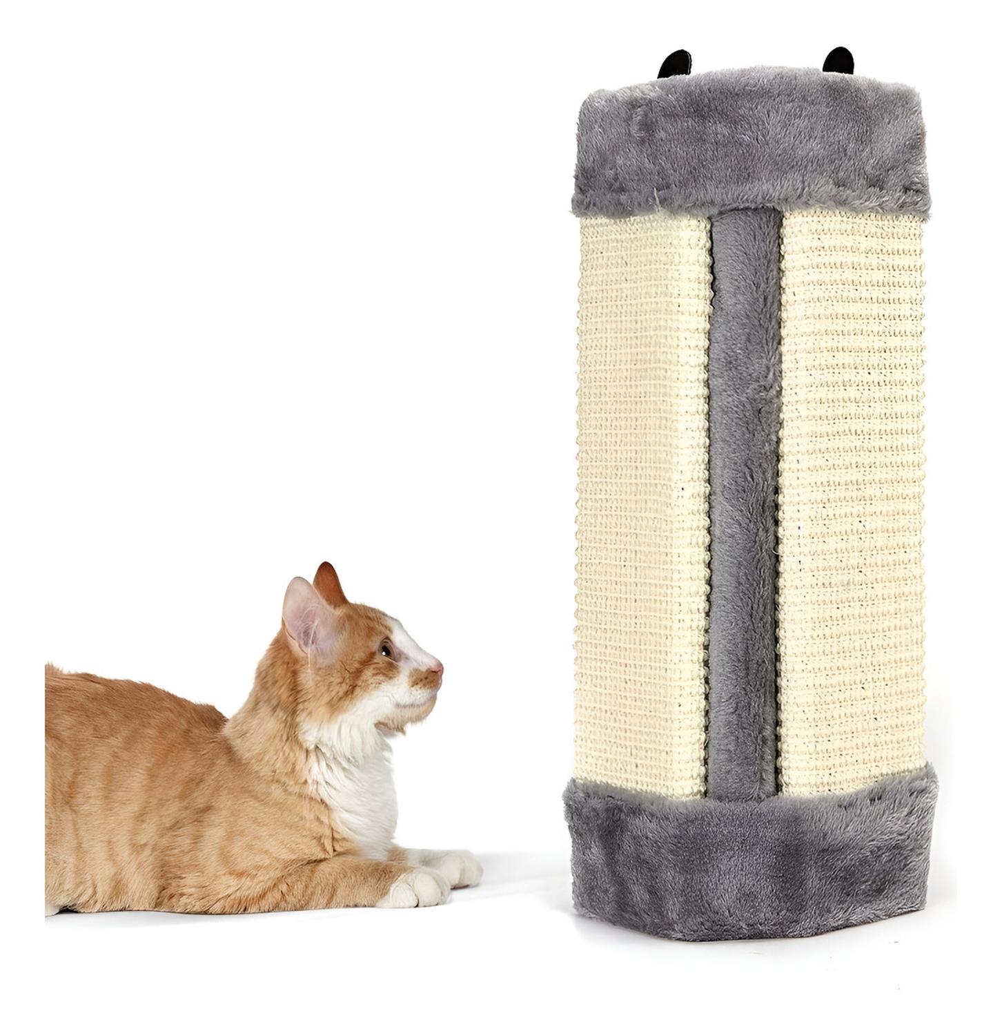 Mondo Mascota - Rascador Esquinero Protector Sillones Para Gato Mascota Gris