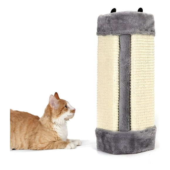 Rascador Esquinero Protector Sillones Para Gato Mascota gris