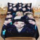 thumbnail image 1 of Stray Kids Bedding Set Duvet Cover Comfortable and Lightweight Cartoon Bedding 3 Piece Bed Set, 1 of 5