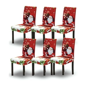 Rouss - Pack De 6 Fundas Para Sillas De Navidad N02