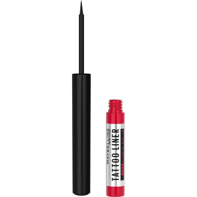 Delineador De Ojos Tattoo Liner 48h Liquid Dip-in Bl Negro 1 g Maybelline