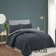 thumbnail image 1 of Edredon Nordico 100% Algodon Reversible y Acolchado 2 Plazas Color Plomo y Gris Claro, 1 of 1