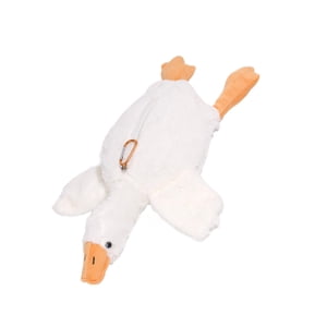 Bothyi - Estuche Para Lápices De Ganso Blanco De Peluche, Material Escolar, Bolsa Para Bolígrafos De Dibujos Animados, Bolsa De Papelería