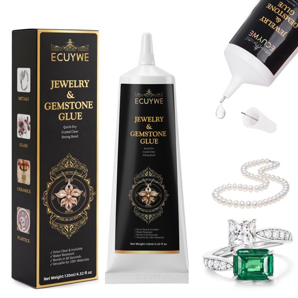 Pegamento para Joyería Ecuywe 120 ml Transparente de Alta Resistencia