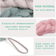 thumbnail image 3 of Esponja de lufa larga para ducha, paquete de 3, esponja trenzada elástica, esponja exfoliante de espalda de malla para baño, esponja corporal para hombres y mujeres, 3 of 5