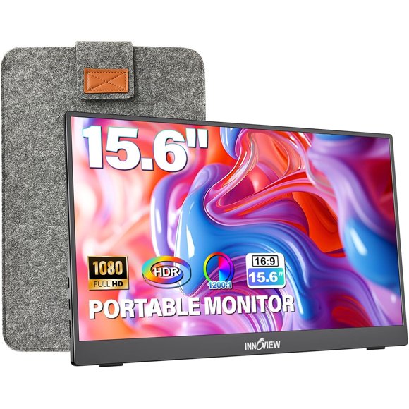 Monitor portátil InnoView 15.6 FHD IPS HDR USB-C HDMI