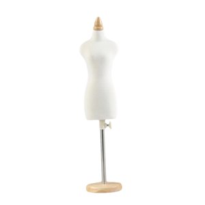 Bothyi - Forma De Ropa Para Muñecas Con Base De Madera Mini Para Muñecas, Jardín De Hadas, Piezas Para Muñecas Bjd, Base Redonda De 33Cm