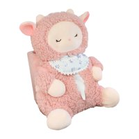 Magideal - Soporte Para Caja De Pañuelos De Dibujos Animados Para Automóvil, Contenedor De Pañuelos Para Automóvil, Con Organizador De Botes De Basura Para Autom , Oveja