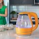thumbnail image 5 of Hervidor eléctrico OVENTE KG83O 1.5L de vidrio borosilicato naranja, 5 of 9