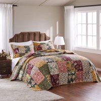 Greenland Home Fashions - Juego De Colcha Greenland Home Antique Chic 100% Algodón Jumbo Queen