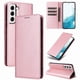 thumbnail image 5 of Funda Cartera para Samsung Galaxy S22 5G con Ranuras Tarjetas y Soporte - Protección Completa Oro rosa, 5 of 5