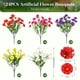 thumbnail image 3 of Flores Artificiales 24 Ramos De Seda Resistentes A Los Rayos Uv, 3 of 9