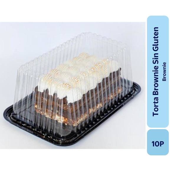 Torta Brownie Sin Gluten 10P, 1 Un