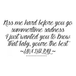 Rienda Libre Graphics - Decomural Summertime Sadness Lana Del Rey Ws-34174