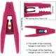 thumbnail image 5 of Paquete de 20 pinzas de terciopelo para perchas de pantalones color marfil, pinzas resistentes con dedos flocados, perfectas para usar con perchas de terciopelo de línea delgada., 5 of 5