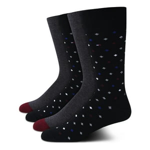 Calcetines De Vestir Tommy Hilfiger, Paquete De 4, Cómodos Y Elásticos, Con Cuello Redondo, Para Hombre