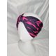 thumbnail image 2 of Turbante cintillo clínico lycra cebra fucsia y burdeo oscuro, 2 of 2