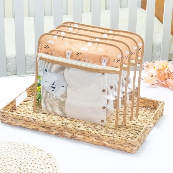 Set 4 Bolsas Organizadoras Transparentes Airiscrea Para Mudas De Bebé Y Bolso Maternal