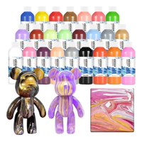 Hangar77 - Set 25 Pinturas Acrilicas 60Ml Pastel Decoración Cuadros