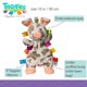 thumbnail image 2 of Parches de peluche con forma de cerdo, 30 cm, Mary Meyer, 2 of 2