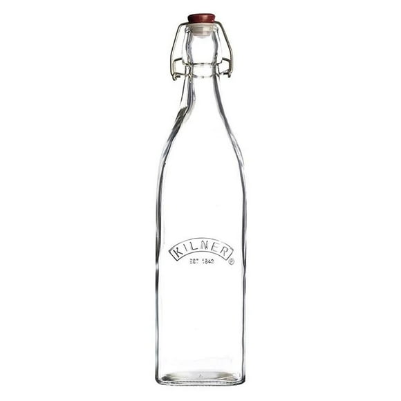 KILNER BOTELLA TAPA ROJA CON CIERRE CLIP 1LT
