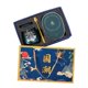 thumbnail image 1 of Calentador De Café Y Taza, Juego De Cuchara, Calentador De Tazas De Bebidas De Año Nuevo Para Oficina, Hogar, Verde, 1 of 5