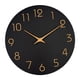 thumbnail image 4 of Reloj De Pared Decorativo Sin Tictac Simple Para El Pasillo Del Dormitorio De La Isla De La Cocina, 4 of 5