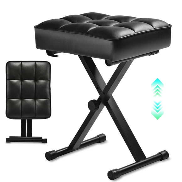 Banco de Teclado Takira Ajustable Plegable con Estructura en X