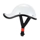 thumbnail image 4 of Cascos De Media Cara Para Motocicleta Gorra De Béisbol Estilo Verano Ciclismo Casco De Seguridad Blanco Brillante, 4 of 5