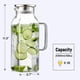 thumbnail image 3 of Jarra Cuadrada de Vidrio NETANY con Tapa, 3 of 3