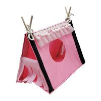 Ioensy - Túnel Para Animales Pequeños, Escondite Para Conejillos De Indias, Para Erizos, Camas Para Animales Pequeños, Ratones, Rosa