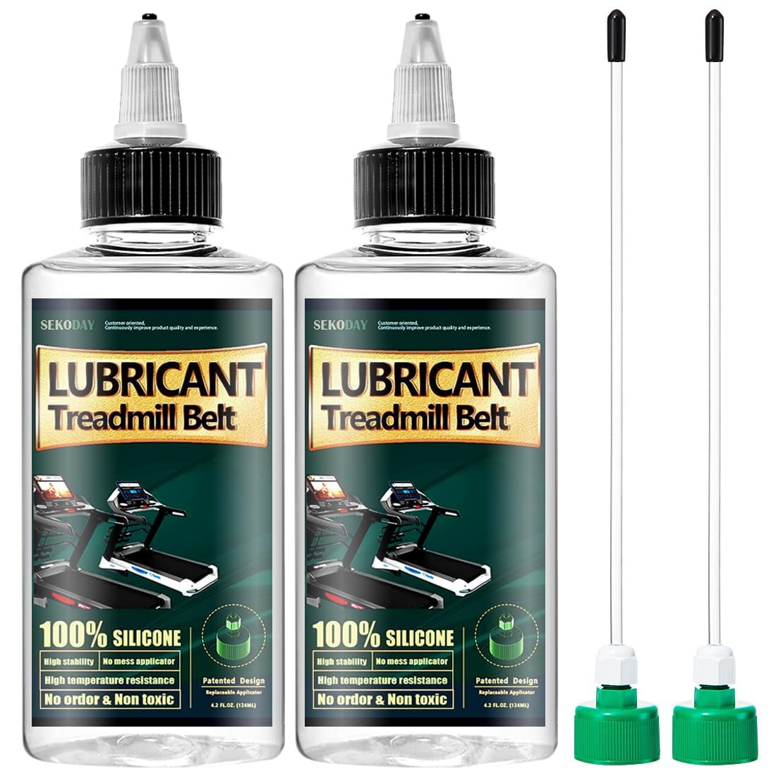 Lubricante Para Cintas De Correr Sekoday, Silicona, 250 Ml, Con Aplicador