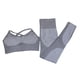 thumbnail image 2 of Conjuntos De Yoga Para Mujer Conjunto De 2 Piezas Leggings De Entrenamiento Sujetador Deportivo S Gris, 2 of 5