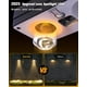 thumbnail image 3 of Luces solares para vallas JOFIOS, paquete de 12 unidades, 50 lúmenes RGB, resistentes al agua, 3 of 6