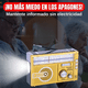 thumbnail image 2 of Radio AM-FM, con linterna, pnael solar, a pilas y recargable a 220, 2 of 5