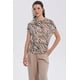 thumbnail image 1 of Polera Mujer Animal Print Beige, 1 of 4